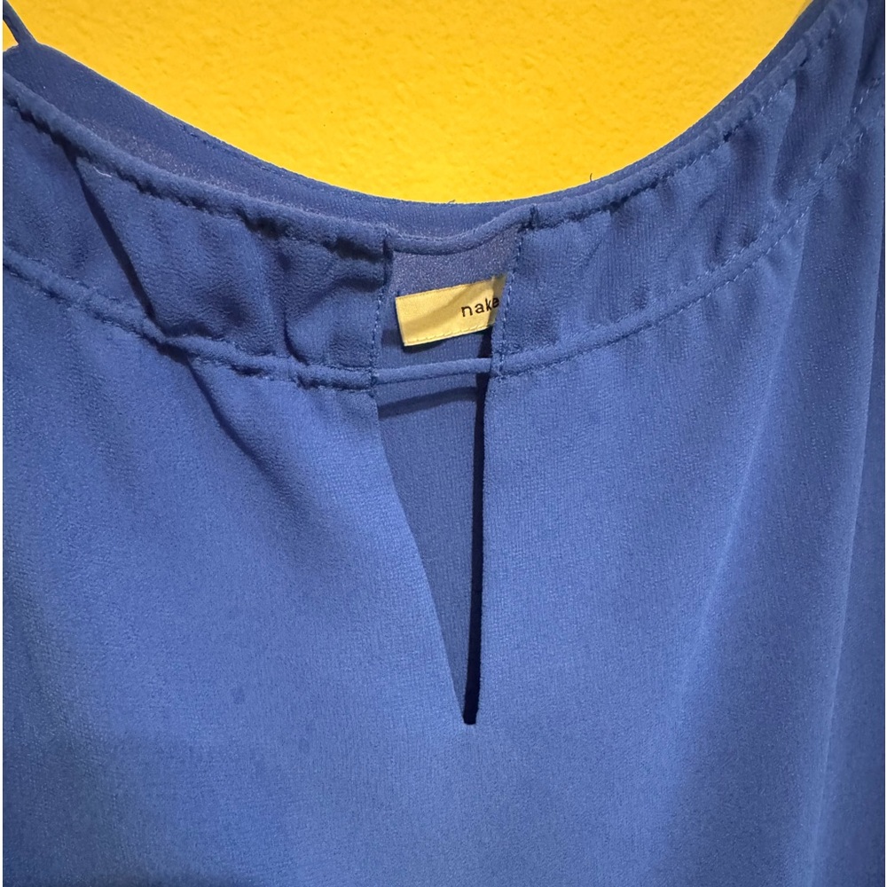 Naked Zebra size  Medium Royal Blue lined cami - Picture 7 of 10